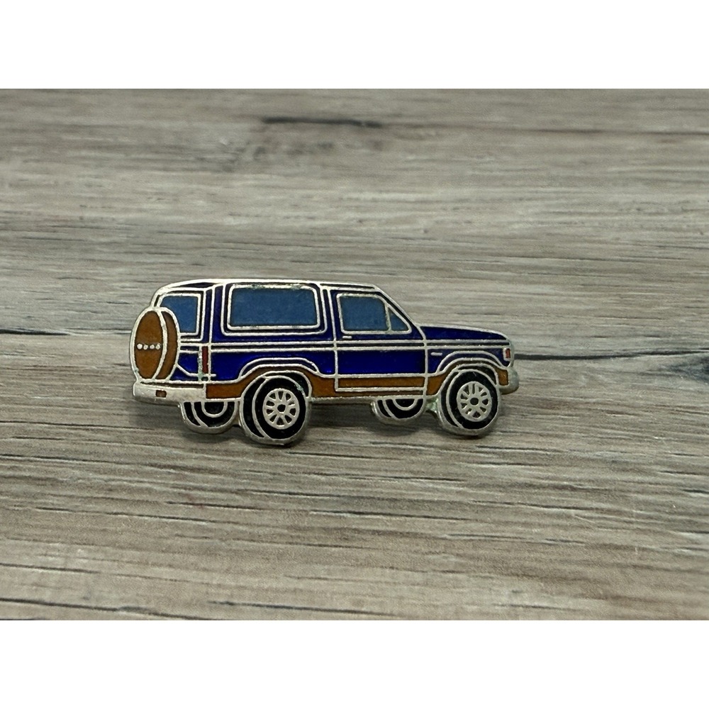 Vintage Ford Bronco Enamel Lapel Hat Pin - No Backing